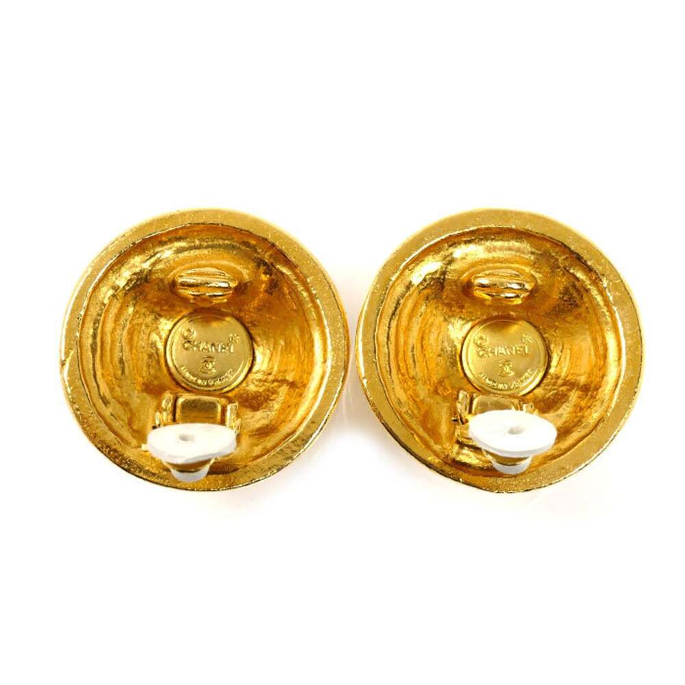 Chanel Cc Logo Clip-On Earrings Metal #247083C61B - Picture 4 of 5
